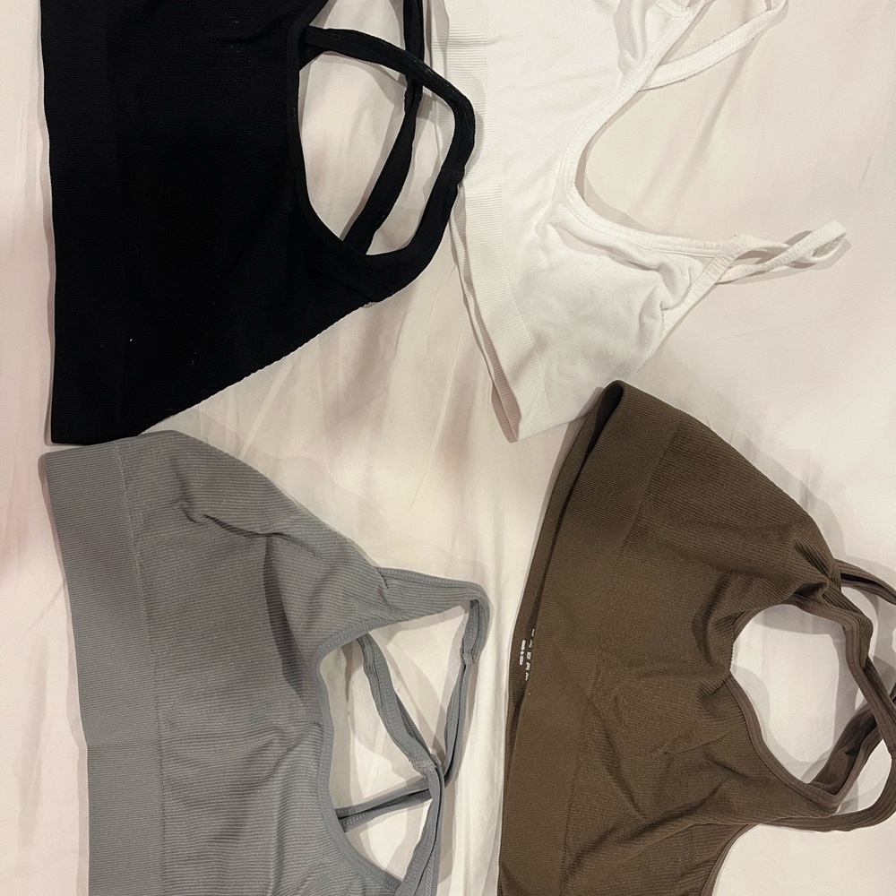 Women's Intimates Set - Black, White, Gray, and Brown